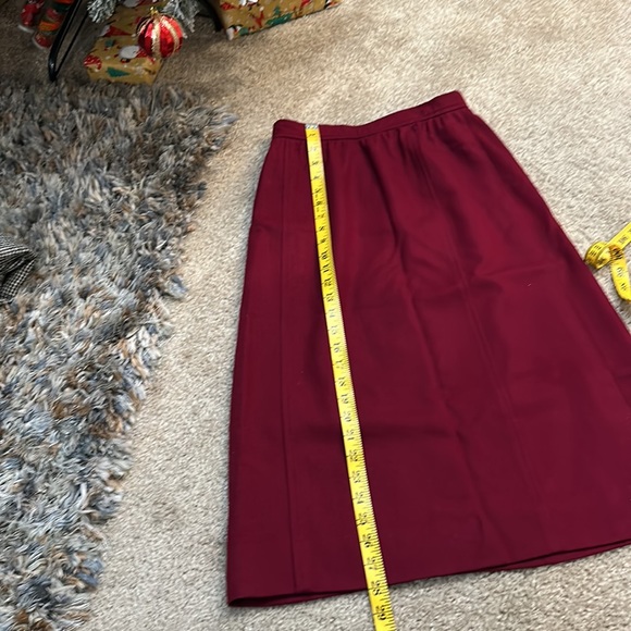 Vintage The Villager Dry Cleaned Wool ILGWU Pencil Skirt Union Made 0-2 EUC - Picture 10 of 10